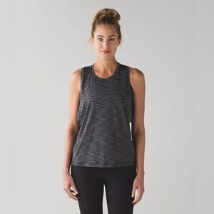 Lululemon Heather Gray Muscle Tank Top